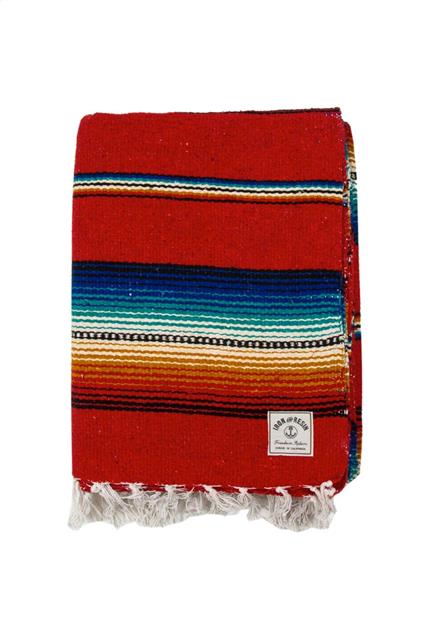 Iron & Resin Del Sol Blanket - red