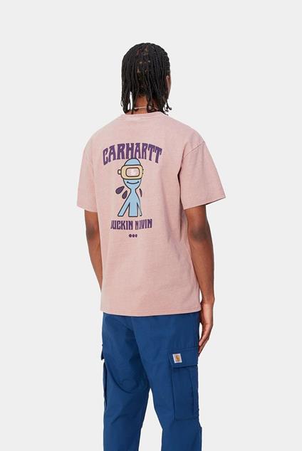 Carhartt WIP Duckin t-shirt (glassy pink)