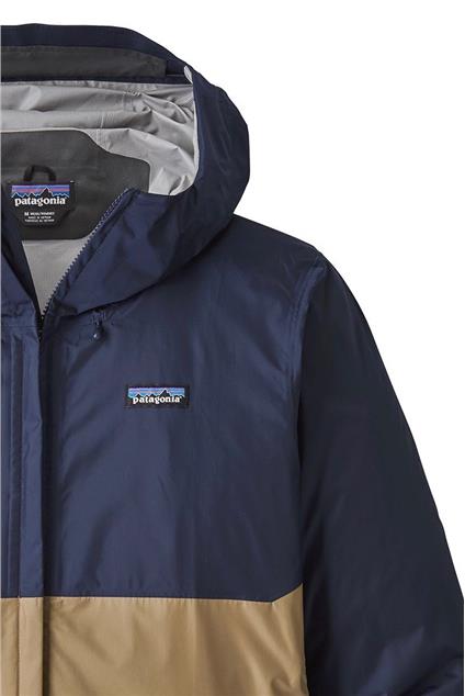 Patagonia Torrentshell Jacket - classic navy w/mojave khaki