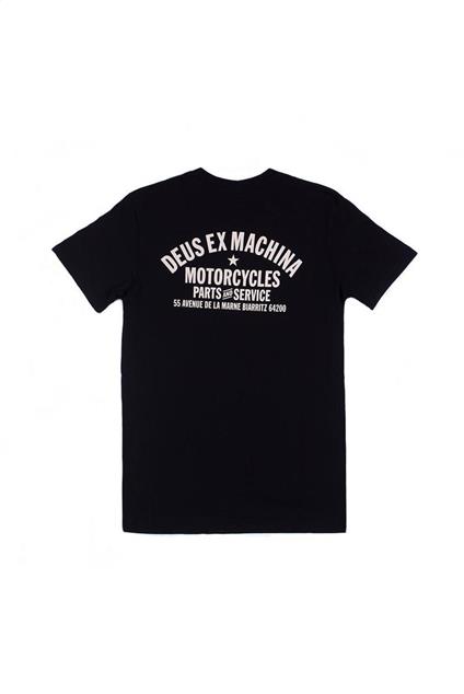 Deus Ex Machina Biarritz Address Tee - Black