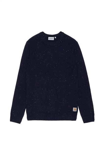 Homme Carhartt WIP Anglistic Sweater (speckled dark navy heather)