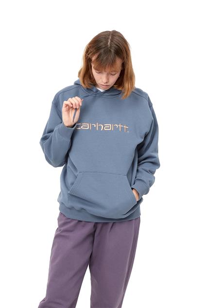 Femme Carhartt WIP W' Hooded Carhartt Sweatshirt (icesheet / sediment)