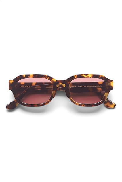 Colorful Standard Sunglass 01 - Classic Havana - Dark Pink