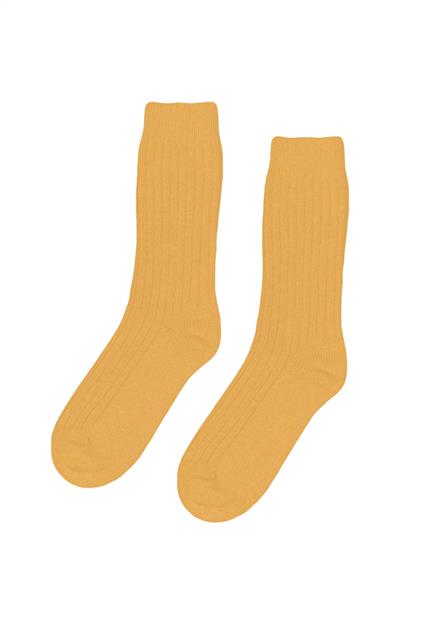 Colorful Standard MERINO WOOL BLEND SOCK - BURNED YELLOW