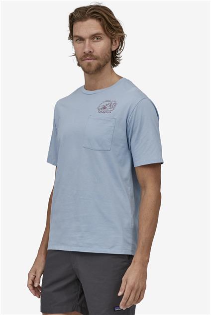 Patagonia Men's Lost and Found Organic Pocket T-Shirt