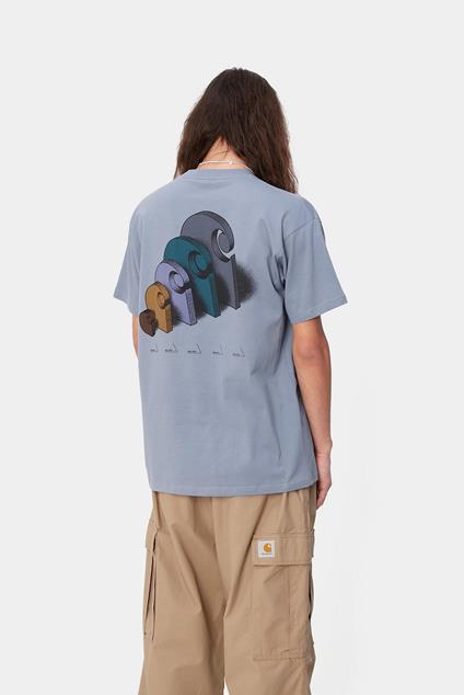 Carhartt WIP S/S Diagram C T-Shirt (bay blue)