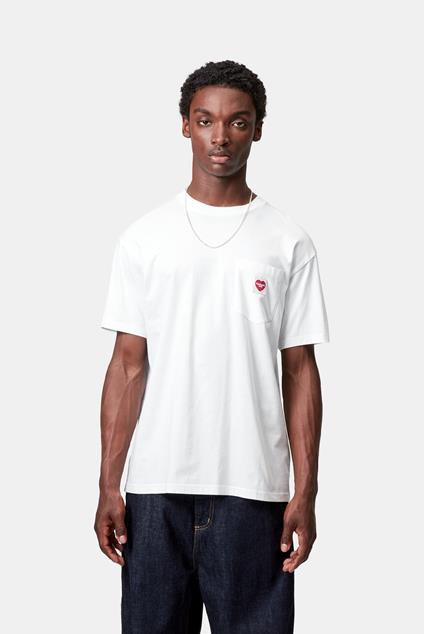 Carhartt WIP S/S Pocket Heart T-Shirt (white)