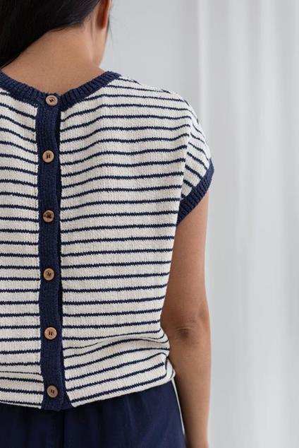 Twothirds Marinella — Cobalt Stripes