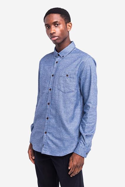 Olow CHEMISE CLASSICO BARNEVILLE BLEU CHINÉ