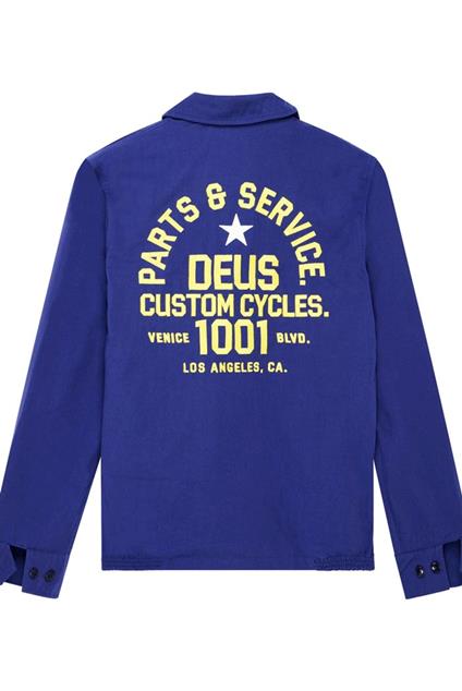 Deus Ex Machina Teller Drizzler Jacket (mechanic blue)
