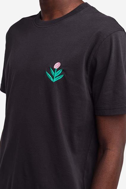 Olow T-SHIRT BELLE SAISON NOIR CARBONE