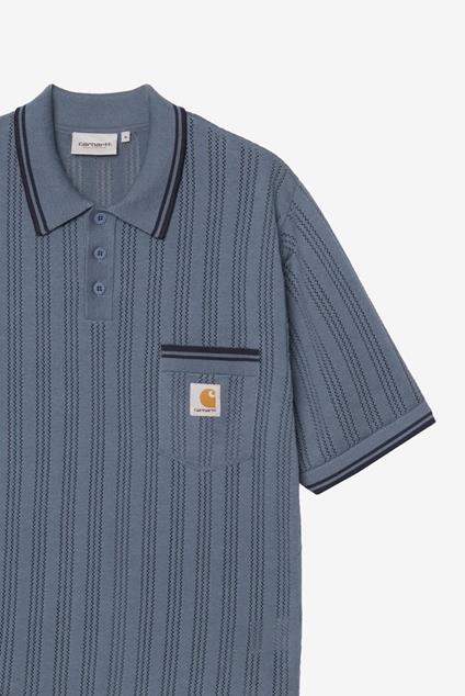 Carhartt WIP S/S Ramsey Polo (velvet blue)