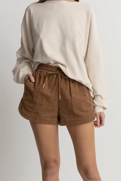 Rhythm Mazzy Corduroy Short Camel