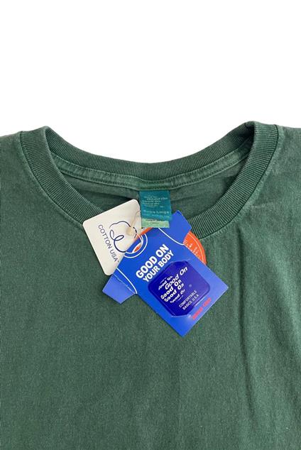 Good On Good OnSLEEVE CREW TEE - P-DARK GREEN