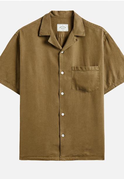 Portuguese Flannel Chemisette Dogtown Olive