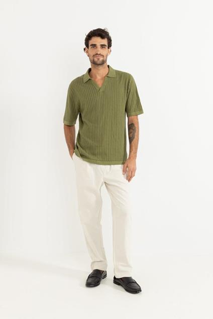 Rhythm Linen Jam Pant Bone