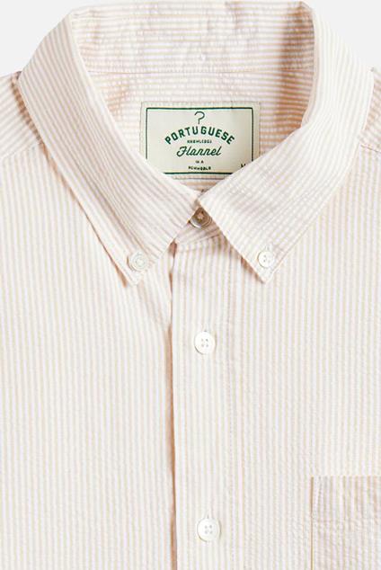 Portuguese Flannel Atlantico Stripe Sand