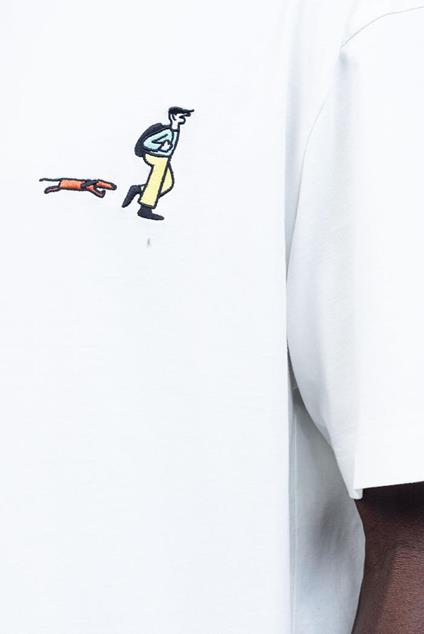 Olow TSHIRT AMPLE NEIGHBOURHOOD ÉCRU