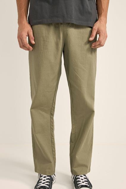 Rhythm Linen Jam Pant olive