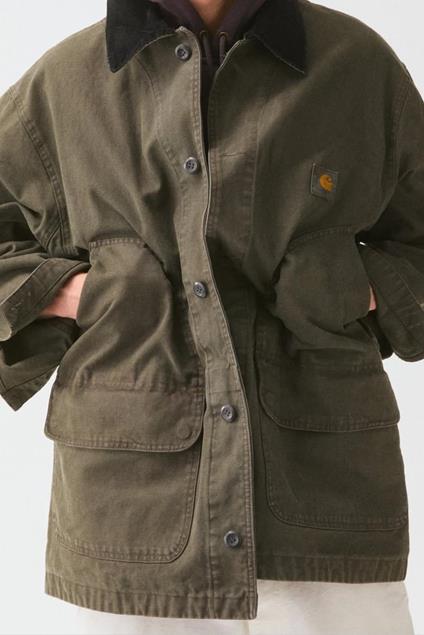 Carhartt WIP Prescott Coat (oxyde green/black)