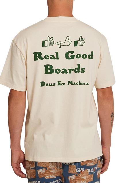 Deus Ex Machina REAL GOOD TEE (vintage white)