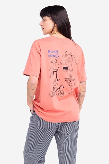 Olow TSHIRT AMPLE CITIZEN ROSE MINÉRAL