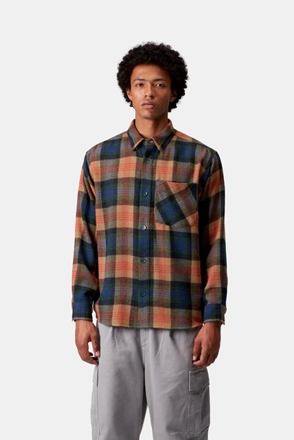 Carhartt WIP L/S Dern Shirt (dern check, sycamore tree)