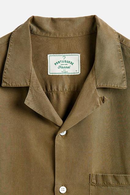 Portuguese Flannel Chemisette Dogtown Olive