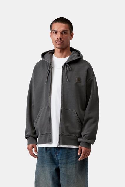 Carhartt WIP Hooded Nelson Jaceket (black garment dyed)