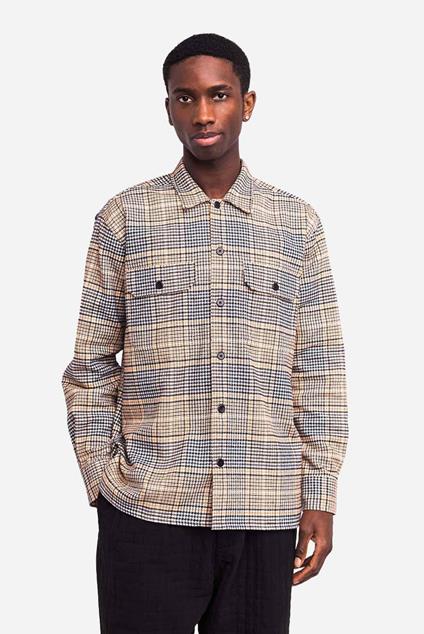 Olow CHEMISE DÉCRÉ BLAKE PIED-DE-POULE