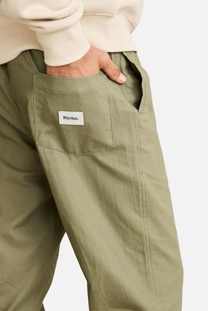 Rhythm Linen Jam Pant (olive)