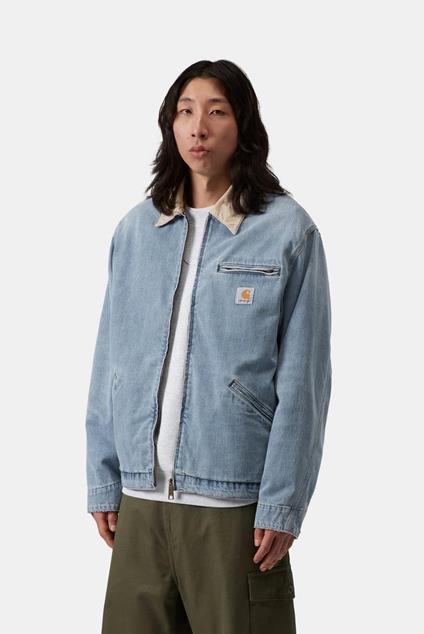 Carhartt WIP OG Detroit jacket (Blue / Dusty H Brown, Burst washed)