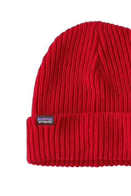 Patagonia Fisherman's Rolled Beanie (touring red)