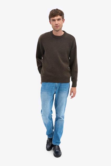 Colorful Standard Oversized Merino Wool Crew - Coffee Brown