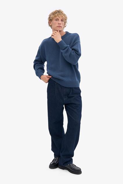 Colorful Standard Oversized Merino Wool Crew - Petrol Blue