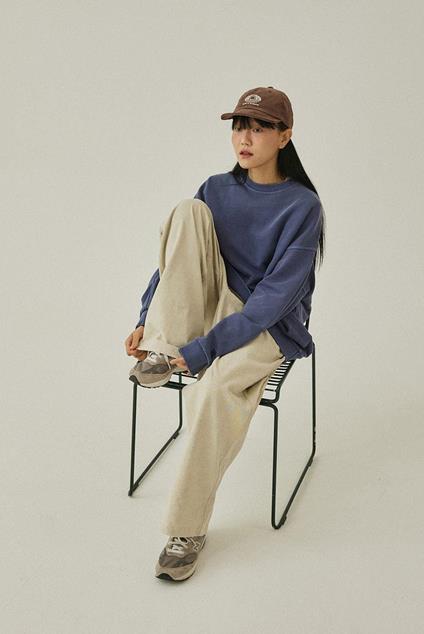Kappy PIGMENT SWEATSHIRT (VINTAGE NAVY)