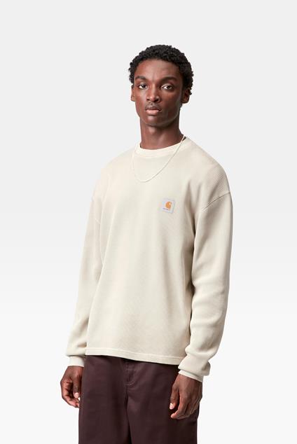 Carhartt WIP L/S Vista Waffle T-Shirt (fleur de sel)
