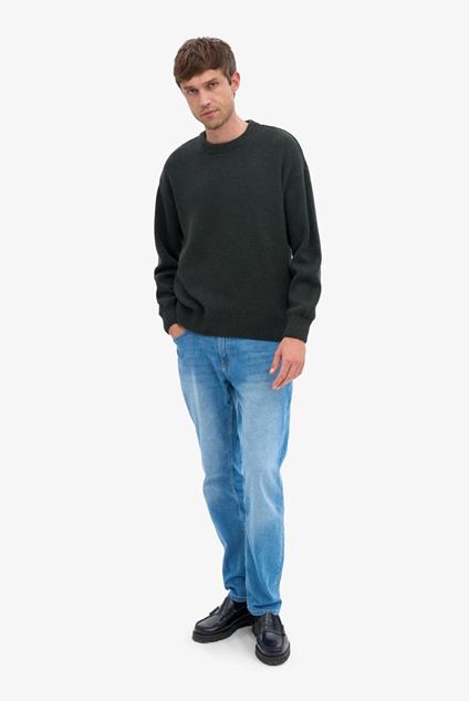 Colorful Standard Oversized Merino Wool Crew - Hunter Green