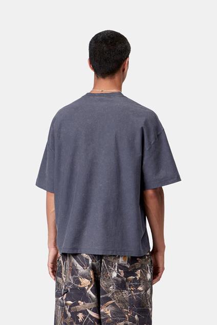 Carhartt WIP S/S Lambert T-Shirt (Dark Navy, Moon wash)