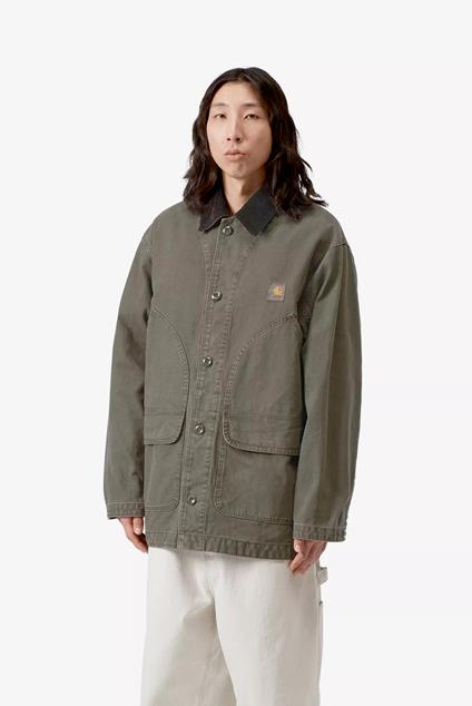 Carhartt WIP Prescott Coat (oxyde green/black)