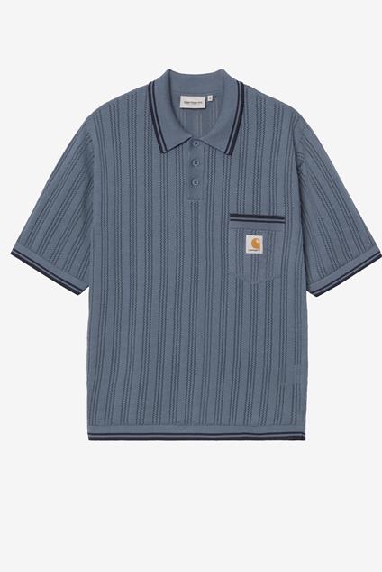Carhartt WIP S/S Ramsey Polo (velvet blue)