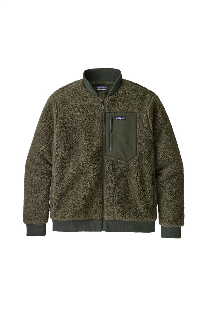 Fleece Bomber Jacket (basin green 